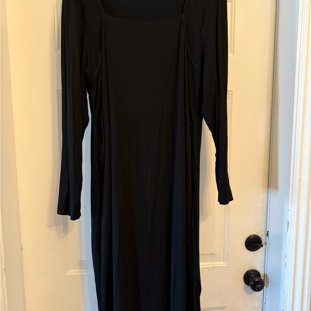 Chic Black Long Sleeve Dress